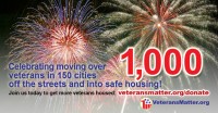 1000th Vet Housed