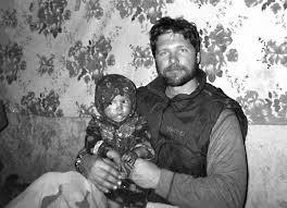 John Chapman MOH with Afghan child