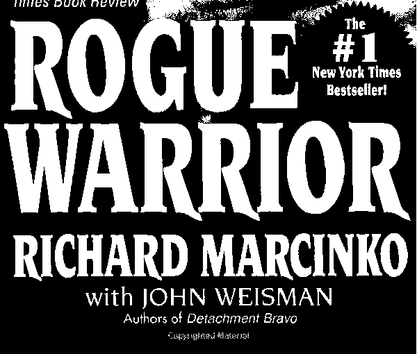 Rescheduled – Richard Marcinko and Seal Team Six