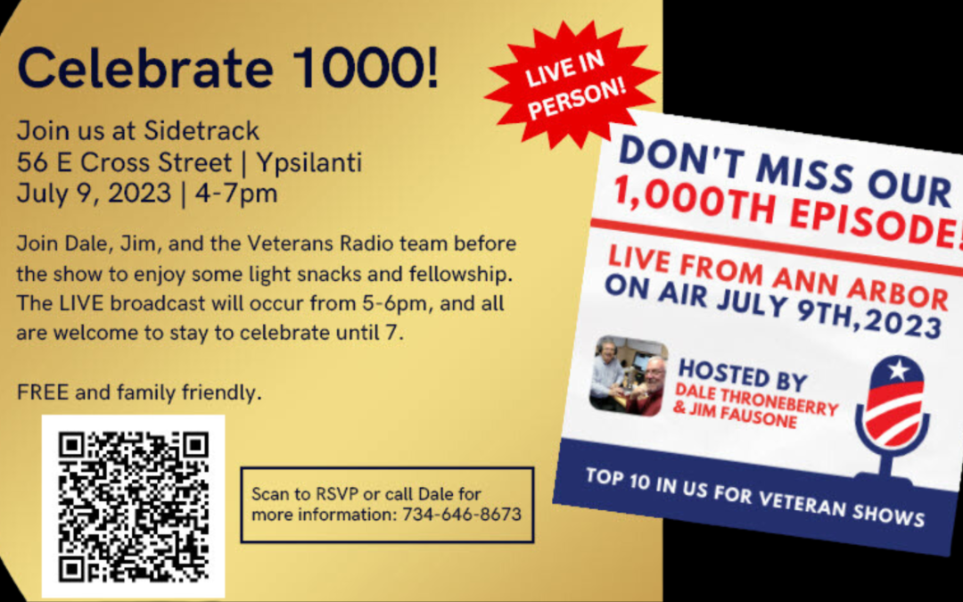 LIVE from Ann Arbor – CELEBRATING OUR 1000th EPISODE