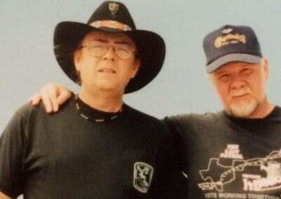 MJM and Doc Holiday Melbourne FL Annual Vietnam Veterans Recunion circa 1991