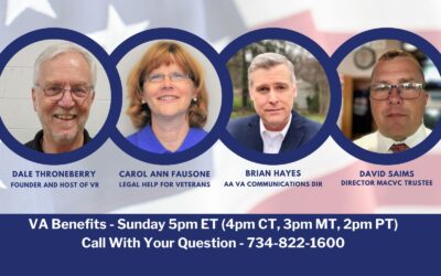 February 25, 2024: Monthly Veterans Benefits Hour