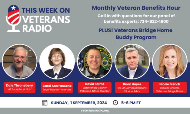 September 1, 2024: Monthly Veteran Benefits Hour / Veterans Bridge Home