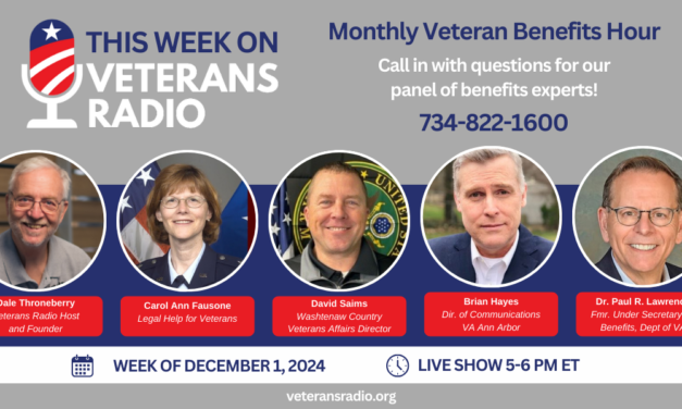 December 1, 2024: Monthly Veteran Benefits Hour