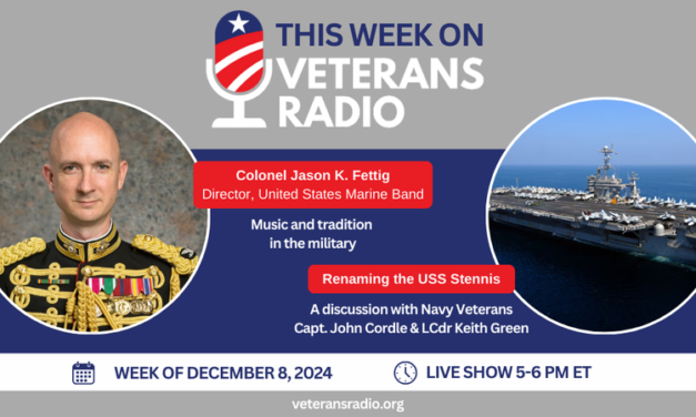 December 8, 2024: Music with Col. Jason Fettig // Renaming the USS Stennis