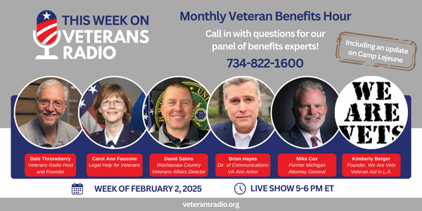 February 2, 2025: Monthly Veteran Benefits Hour // We Are Vets