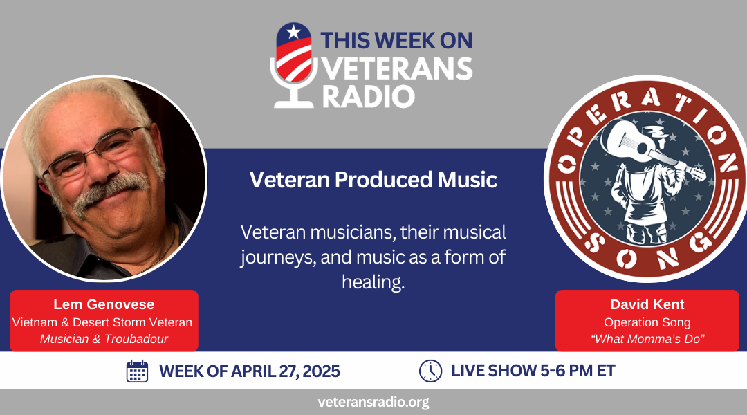 April 27, 2025: Veteran Musicians David Kent & Lem Genovese