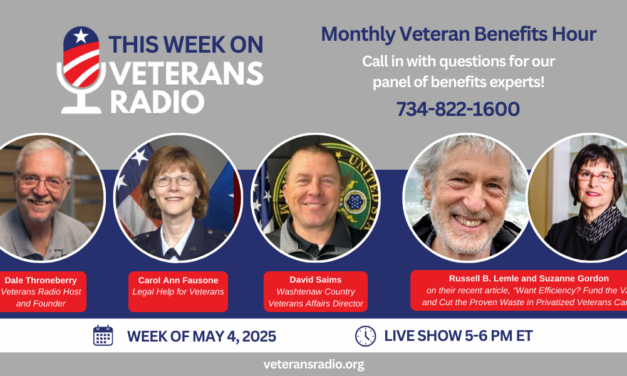 May 4, 2025: Monthly Veteran Benefits Hour
