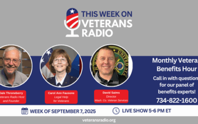 September 7, 2025: Monthly Veterans Benefits Hour