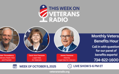 October 5, 2025: Monthly Veterans Benefits Hour