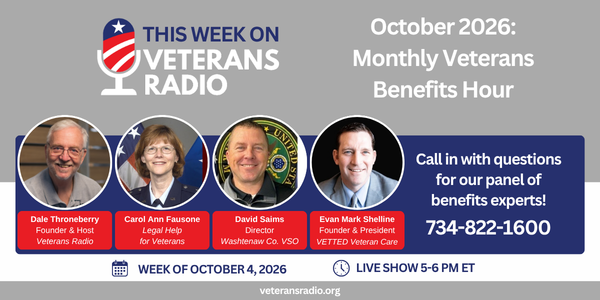 October 2026: Monthly Veterans Benefits Hour